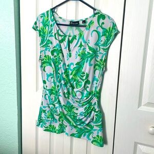 New York and Company 7th Avenue Paisley top.